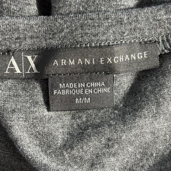 Women's Gray A/X Armani Exchange Dolman Sleeve Pullover Sweater Size M - Picture 11 of 11